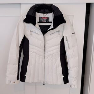 Karbon insulated down puffer Jacket, size women’s 8